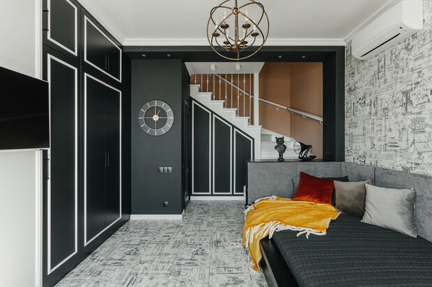 Фотография: Детская в стиле Классический, Современный, Эклектика, Квартира, Проект недели, Кирпичный дом, 4 и больше, Более 90 метров, Владимир, Полина Глебова – фото на INMYROOM