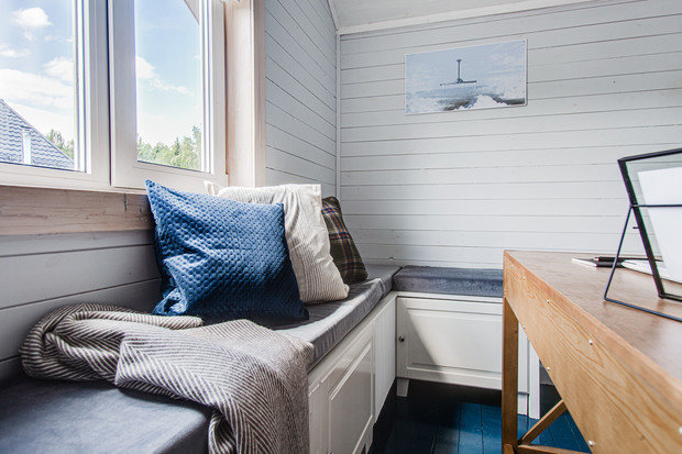 Фотография: Кабинет в стиле Прованс и Кантри, Скандинавский, Дом, Проект недели, Дача, Дом и дача, Истринский район, 4 и больше, Более 90 метров, Ксения Налетова – фото на INMYROOM