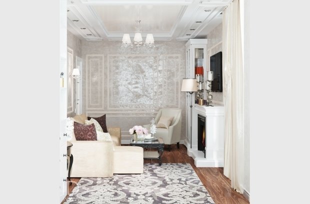 Фото из портфолио ЭЛЕГАНТНАЯ НЕОКЛАССИКА В СИМФЕРОПОЛЕ, 71 м² – фотографии дизайна интерьеров на INMYROOM