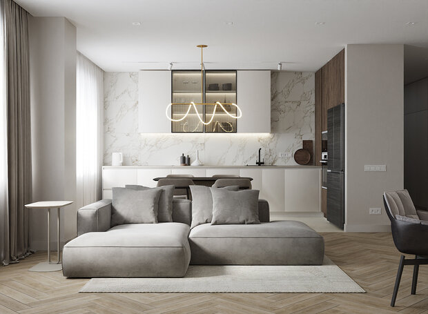 Фото из портфолио ЖК Финист – фотографии дизайна интерьеров на INMYROOM