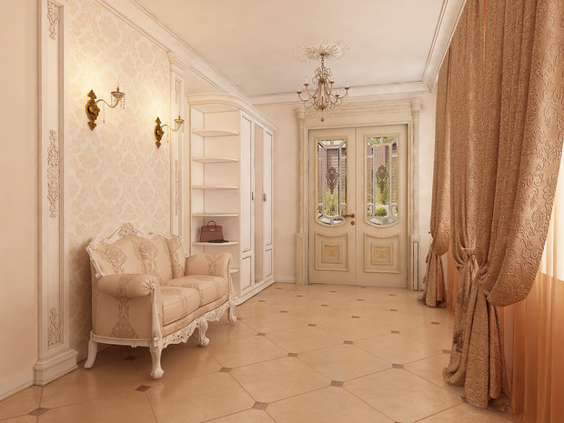 Фото из портфолио Светлая классика в Кисловодске – фотографии дизайна интерьеров на INMYROOM