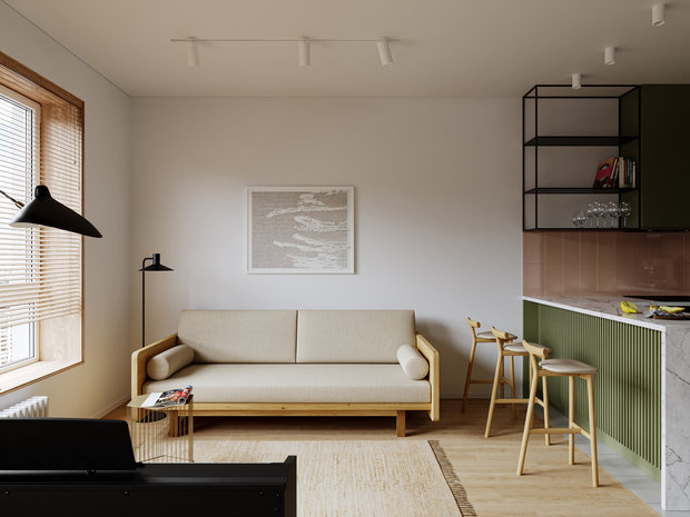Фото из портфолио Ясеневая 14 (36 м²) – фотографии дизайна интерьеров на INMYROOM