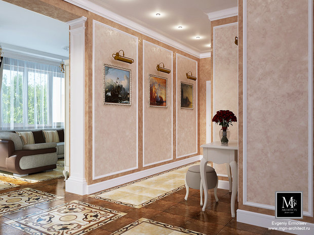 Фото из портфолио Коридор в классическом стиле – фотографии дизайна интерьеров на InMyRoom.ru