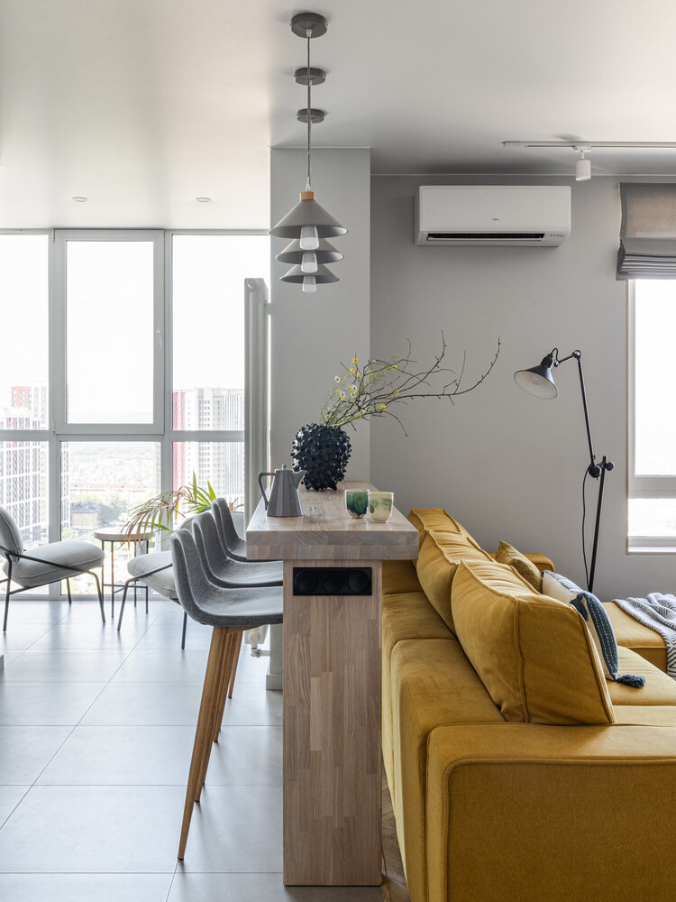 Фотография: Кухня и столовая в стиле Современный, Скандинавский, Квартира, Проект дня, 3 комнаты, 60-90 метров, Уфа, Эльмира Галимова – фото на INMYROOM Фотография: Кухня и столовая в стиле Современный, Скандинавский, Квартира, Проект дня, 3 комнаты, 60-90 метров, Уфа, Эльмира Галимова – фото на INMYROOM