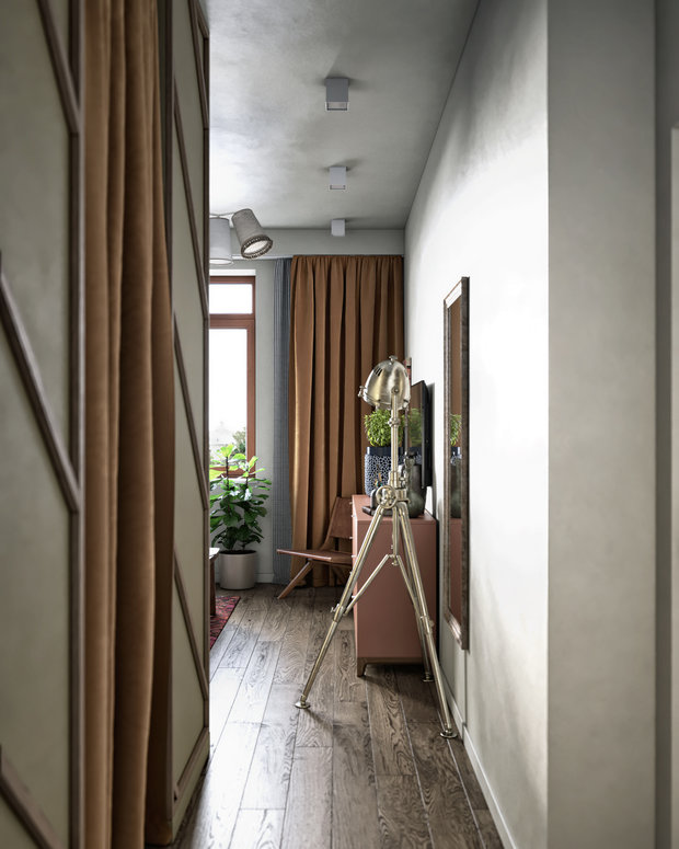 Фотография: Спальня в стиле Современный, Эклектика, Квартира, Проект дня, Санкт-Петербург, ToTaste, 3 комнаты, Более 90 метров – фото на INMYROOM