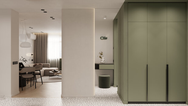 Фото из портфолио КВАРТИРА НА СУХАРЕВСКОЙ – фотографии дизайна интерьеров на INMYROOM