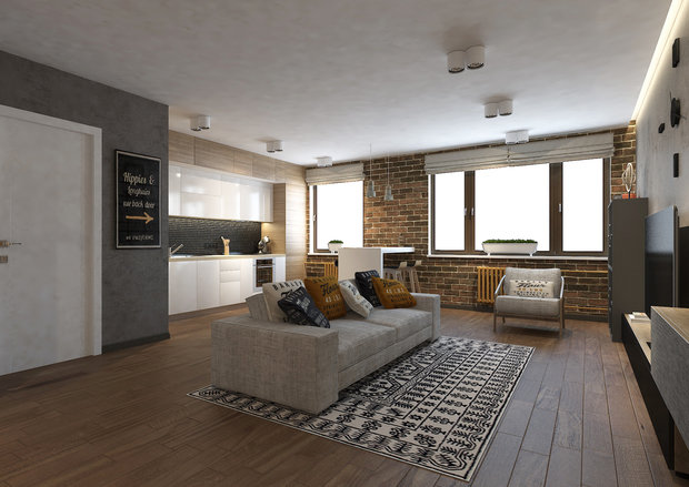 Фото из портфолио Tim's Loft – фотографии дизайна интерьеров на INMYROOM