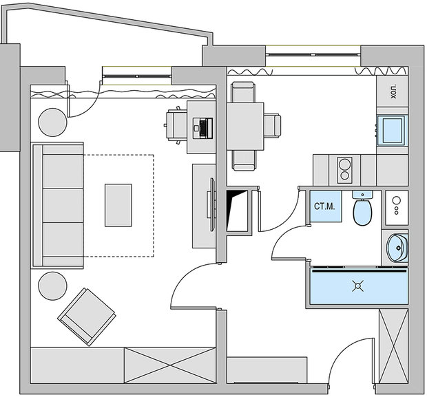 Фотография: Планировки в стиле  – фото на INMYROOM