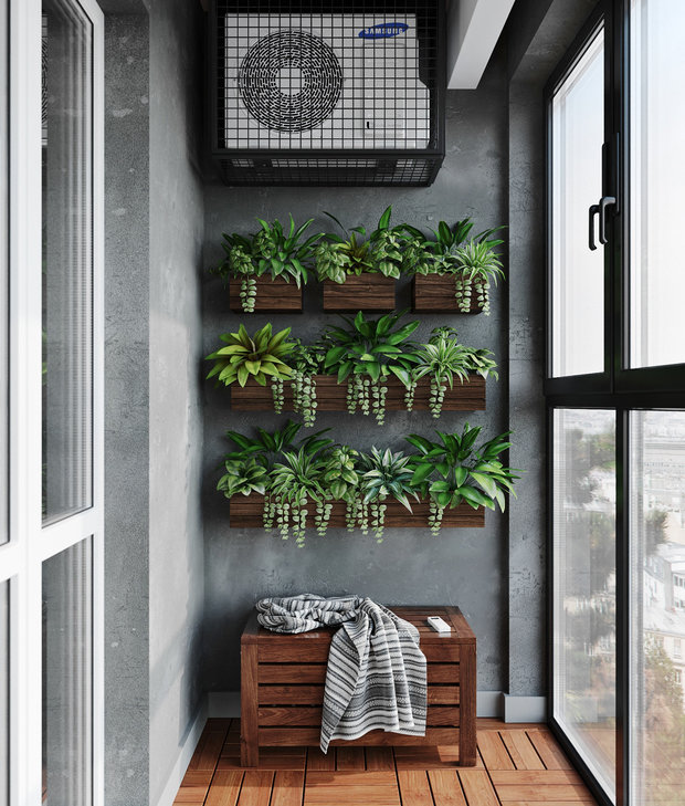 Фото из портфолио Балкон – фотографии дизайна интерьеров на INMYROOM