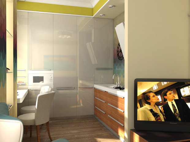 Фото из портфолио Малюсенькая гостиная для двоих. – фотографии дизайна интерьеров на INMYROOM