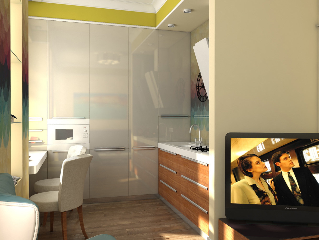 Фото из портфолио Малюсенькая гостиная для двоих. – фотографии дизайна интерьеров на INMYROOM Фото из портфолио Малюсенькая гостиная для двоих. – фотографии дизайна интерьеров на INMYROOM