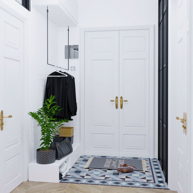 Фото из портфолио Интерьер 3-к. квартиры на 1-й Тверской-Ямской улице в Москве – фотографии дизайна интерьеров на INMYROOM