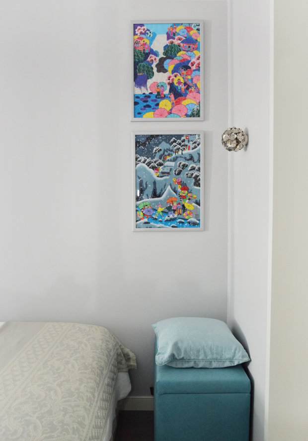 Фотография: Спальня в стиле Современный, Эклектика, Малогабаритная квартира, Квартира, Студия, Проект недели, Москва, Наталия Чайка, Александра Морозова, MOROZOVA & CHAYKA DESIGN, Фили, Панельный дом, 40-60 метров – фото на INMYROOM