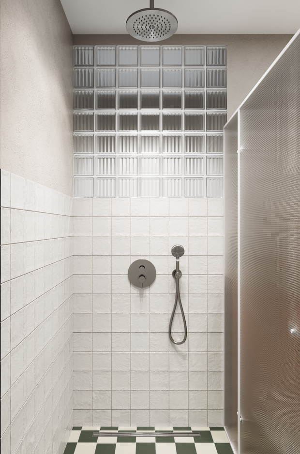 Фотография: Ванная в стиле Скандинавский, Современный, Эклектика, Квартира, Проект недели, Москва, 4 и больше, Более 90 метров, DSGN HUB, Винтажный – фото на INMYROOM