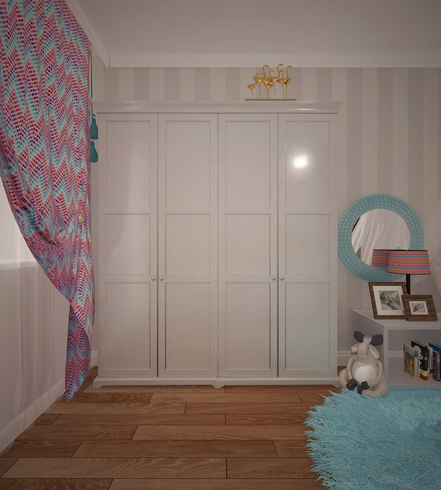 Фотография: Детская в стиле Скандинавский, Малогабаритная квартира, Квартира, Россия, Планировки, Eames, Мебель и свет, Белый, Перепланировка, Черный, Бежевый, Серый, Розовый, Голубой, Бирюзовый, Коричневый, Санкт-Петербург, ИКЕА, перепланировка двухкомнатной квартиры, Елена Иванова, A Plan, как сделать из двушки трешку, идея обустройства двухкомнатной квартиры, планировка двухкомнатной квартиры, питерский проект двушки – фото на INMYROOM