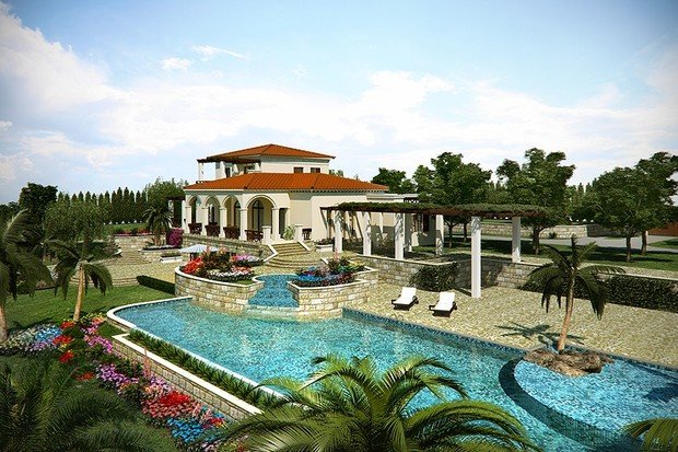 Фото из портфолио Частные виллы на Крите. – фотографии дизайна интерьеров на INMYROOM