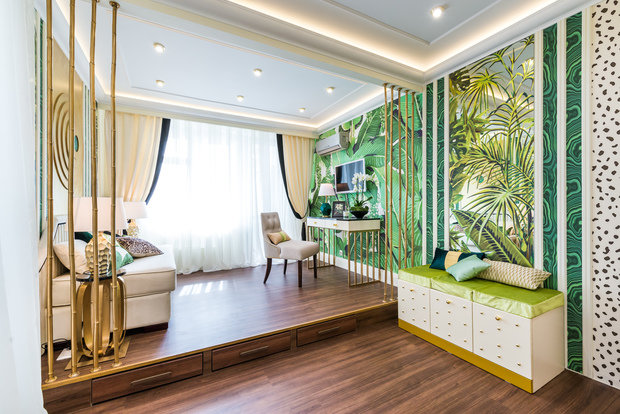 Фото из портфолио ЗОЛОТЫЕ ДЖУНГЛИ – фотографии дизайна интерьеров на INMYROOM
