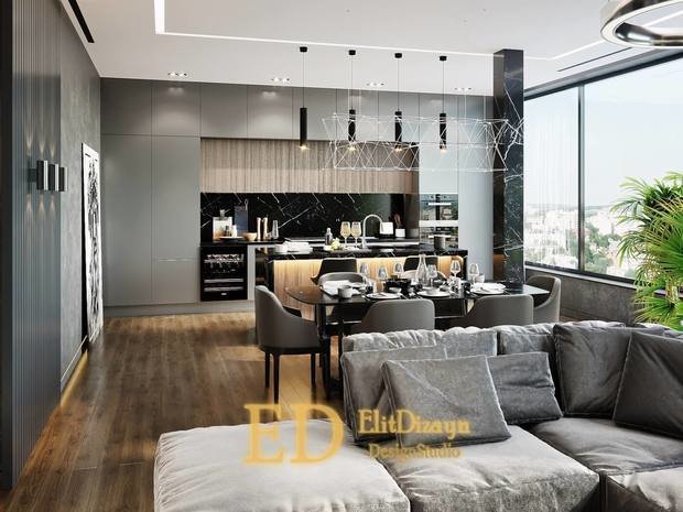 Фото из портфолио Пентхаус в современном стиле – фотографии дизайна интерьеров на INMYROOM