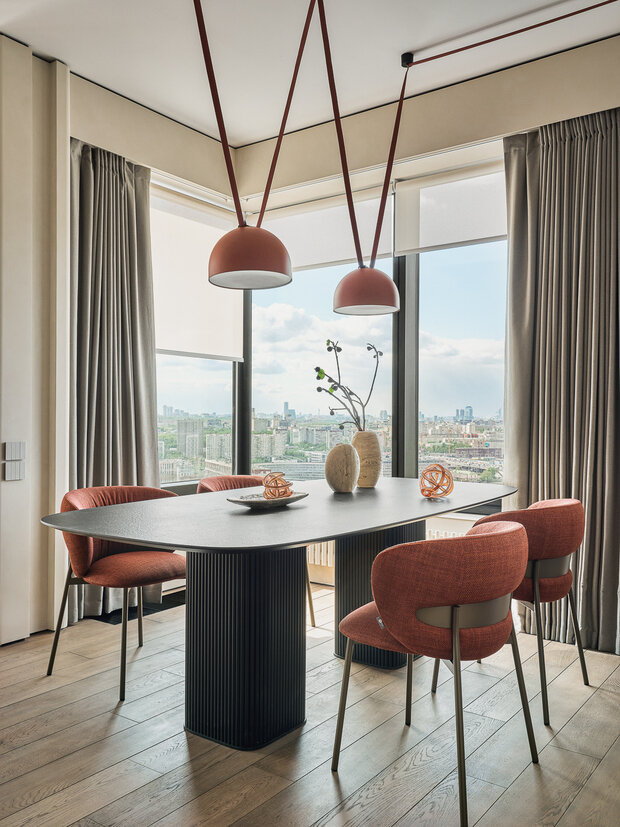 Фотография: Кухня и столовая в стиле Современный, Квартира, Проект дня, Москва, Монолитный дом, 3 комнаты, 60-90 метров, ЖК «Зиларт», Виталия Мясников – фото на INMYROOM