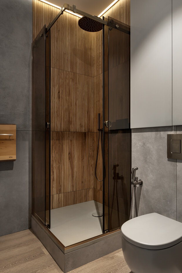 Фотография: Ванная в стиле Современный, Квартира, Проект дня, Казань, Монолитный дом, 2 комнаты, 60-90 метров – фото на INMYROOM