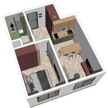 Фото из портфолио Планировка – фотографии дизайна интерьеров на INMYROOM