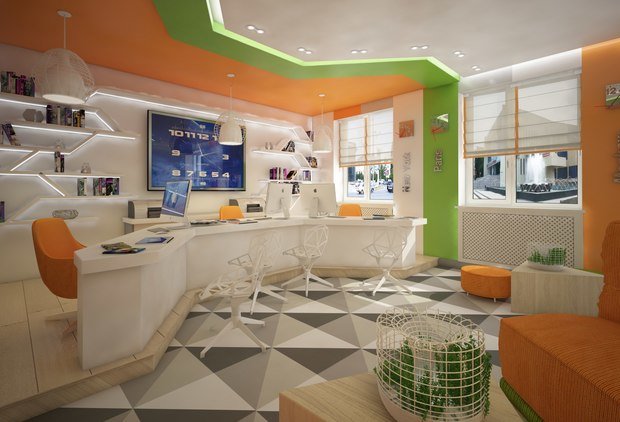 Фото из портфолио Дизайн интерьера офиса турфирмы на Чернышевского – фотографии дизайна интерьеров на INMYROOM