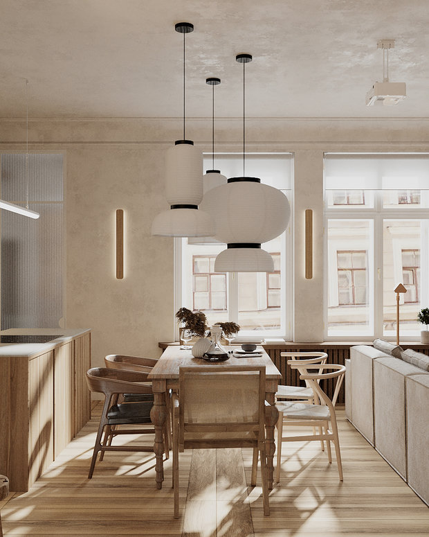 Фотография: Кухня и столовая в стиле Эклектика, Квартира, Проект недели, Санкт-Петербург, 3 комнаты, Более 90 метров, Дарья Лёхова – фото на INMYROOM