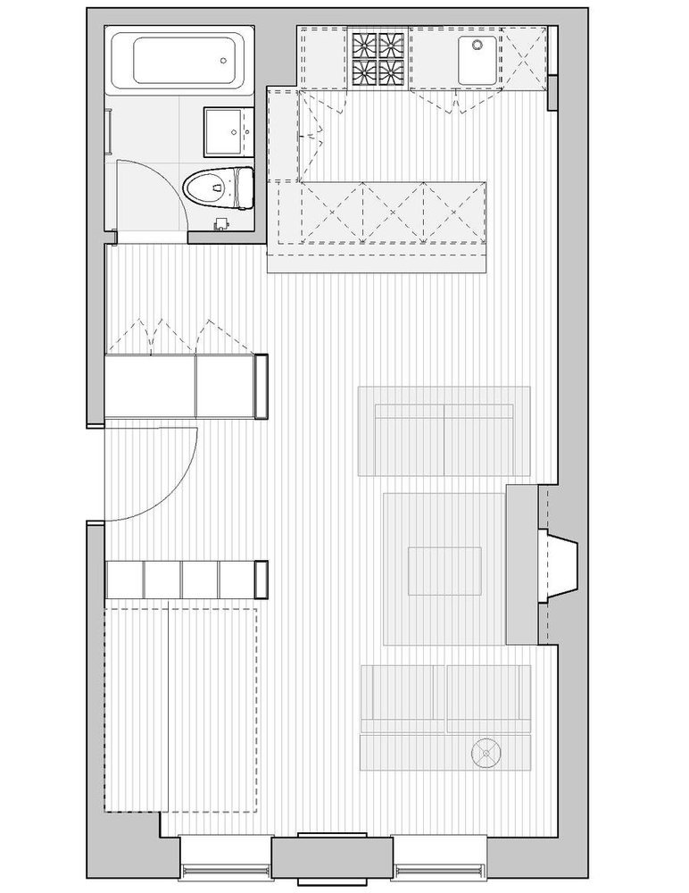 Фотография: Планировки в стиле , Квартира, Дома и квартиры, IKEA, Стена – фото на INMYROOM