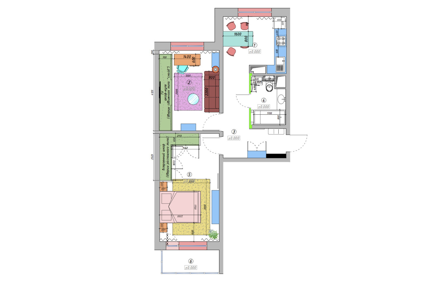 Фотография: Планировки в стиле , Скандинавский, Проект недели, Москва, Панельный дом, 2 комнаты, 40-60 метров, Veronika Marfina – фото на INMYROOM Фотография: Планировки в стиле , Скандинавский, Проект недели, Москва, Панельный дом, 2 комнаты, 40-60 метров, Veronika Marfina – фото на INMYROOM