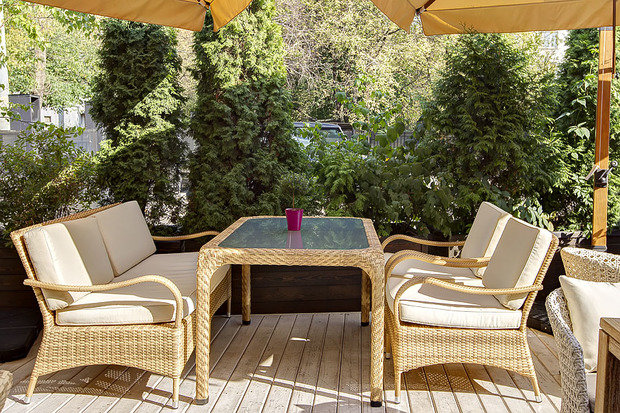 Фото из портфолио «Пьемонт» Лаунж-зона из искусственного ротанга  – фотографии дизайна интерьеров на INMYROOM