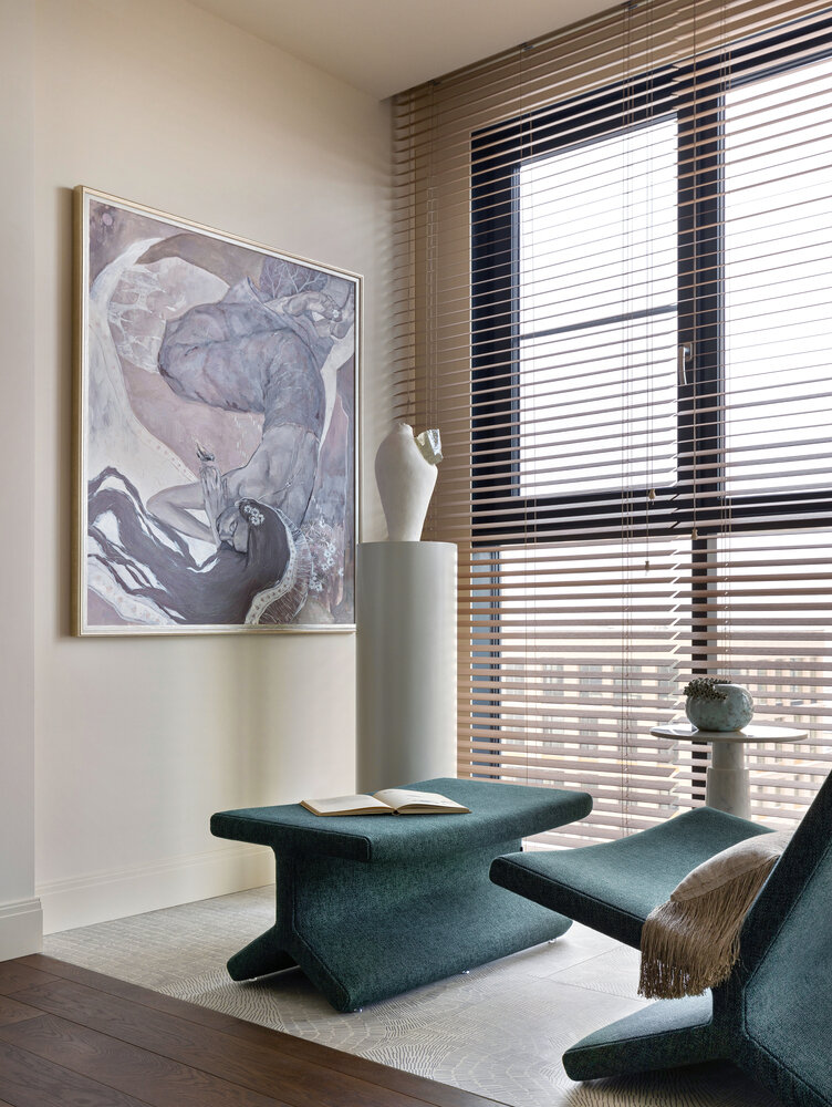 Фотография: Гостиная в стиле Современный, Малогабаритная квартира, Квартира, Проект дня, Москва, Монолитный дом, 1 комната, до 40 метров, Ольга Рябова – фото на INMYROOM