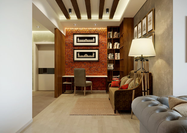 Фото из портфолио ЛОФТ в ЖК ИДЕАЛ ХАУС – фотографии дизайна интерьеров на INMYROOM