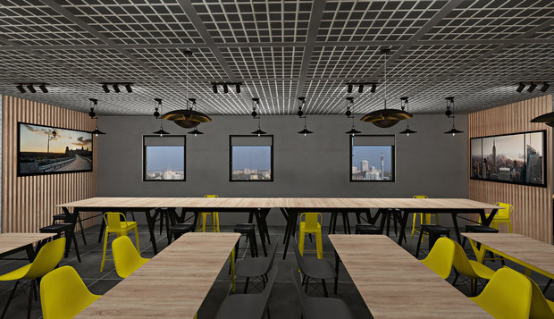 Фото из портфолио Кафе для сотрудников – фотографии дизайна интерьеров на INMYROOM