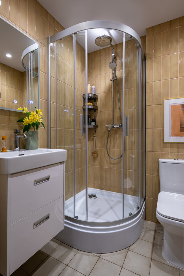 Фотография: Ванная в стиле Современный, Квартира, Проект недели, Москва, 4 и больше, 60-90 метров, Дарья Власова – фото на INMYROOM