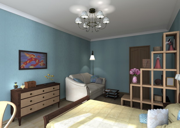 Фото из портфолио Дизайн-проект квартиры в г. Железнодорожный мкр. Центр-2 – фотографии дизайна интерьеров на INMYROOM