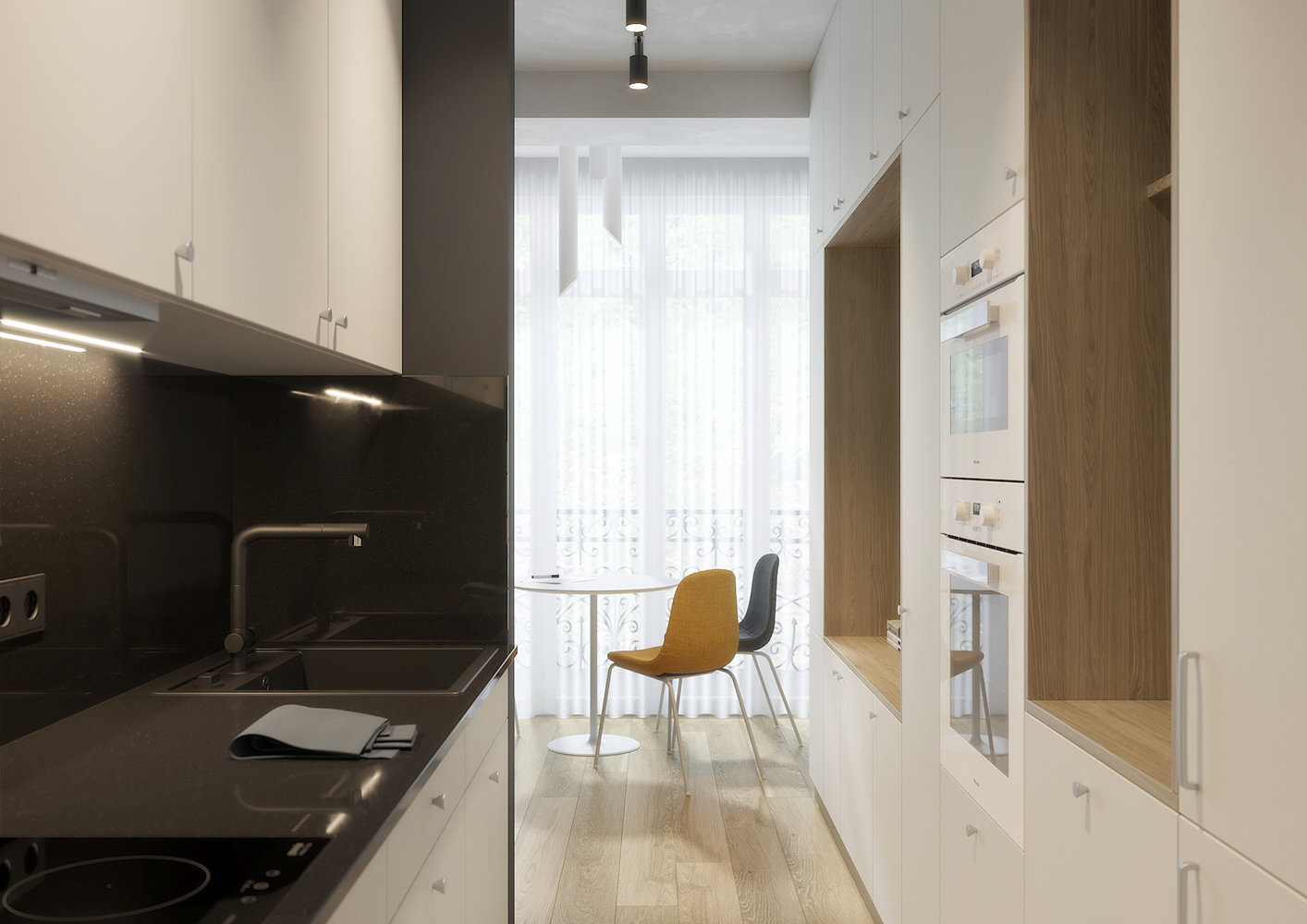 Фото из портфолио Квартира-студия. 27 кв. м для небольшой семьи. – фотографии дизайна интерьеров на INMYROOM Фото из портфолио Квартира-студия. 27 кв. м для небольшой семьи. – фотографии дизайна интерьеров на INMYROOM