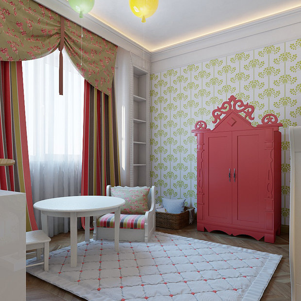 Фотография: Детская в стиле Прованс и Кантри – фото на INMYROOM
