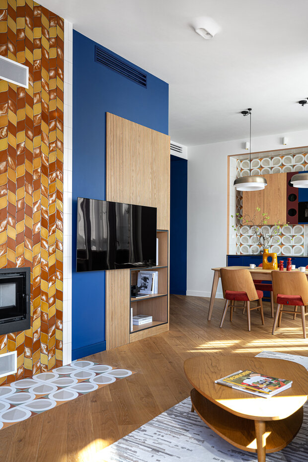 Фотография: Кухня и столовая в стиле Современный, Эклектика, Квартира, Проект дня, Москва, 3 комнаты, Более 90 метров, Анна Малютина, ЖК «Одинград» – фото на INMYROOM