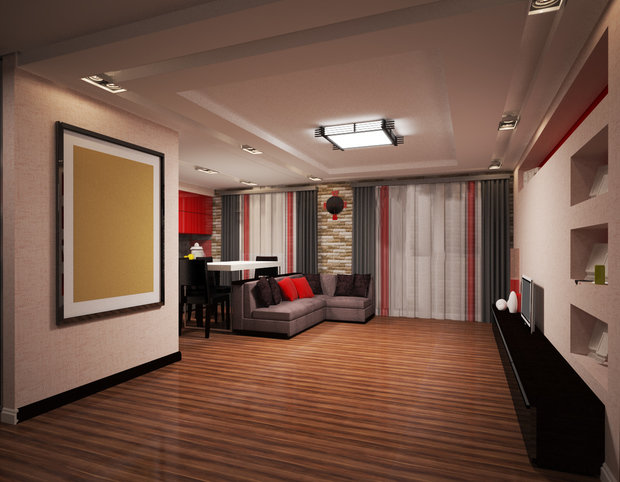 Фото из портфолио Дизайн-проект 3-х комн.квартиры – фотографии дизайна интерьеров на INMYROOM