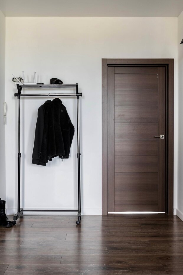 Фотография: Прихожая в стиле Скандинавский, Современный, Квартира, Проект недели, Воронеж, 2 комнаты, 60-90 метров, Suningroom, Александра Мозговая – фото на INMYROOM