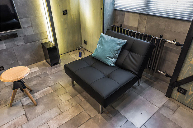 Фотография: Мебель и свет в стиле Современный, Хай-тек, Интерьер комнат, Переделка, Индустриальный – фото на INMYROOM