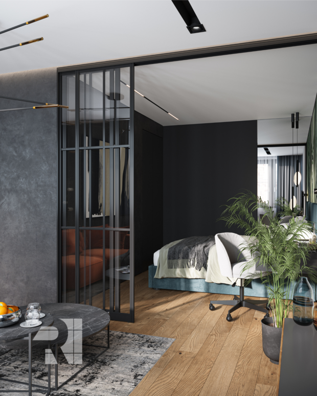 Фото из портфолио Евродвушка в современном стиле – фотографии дизайна интерьеров на INMYROOM