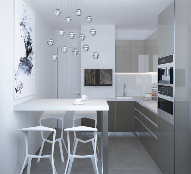 Фото из портфолио Квартира на Кантемировской – фотографии дизайна интерьеров на INMYROOM