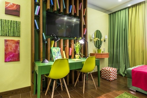 Фото из портфолио Солнечные джунгли – фотографии дизайна интерьеров на INMYROOM