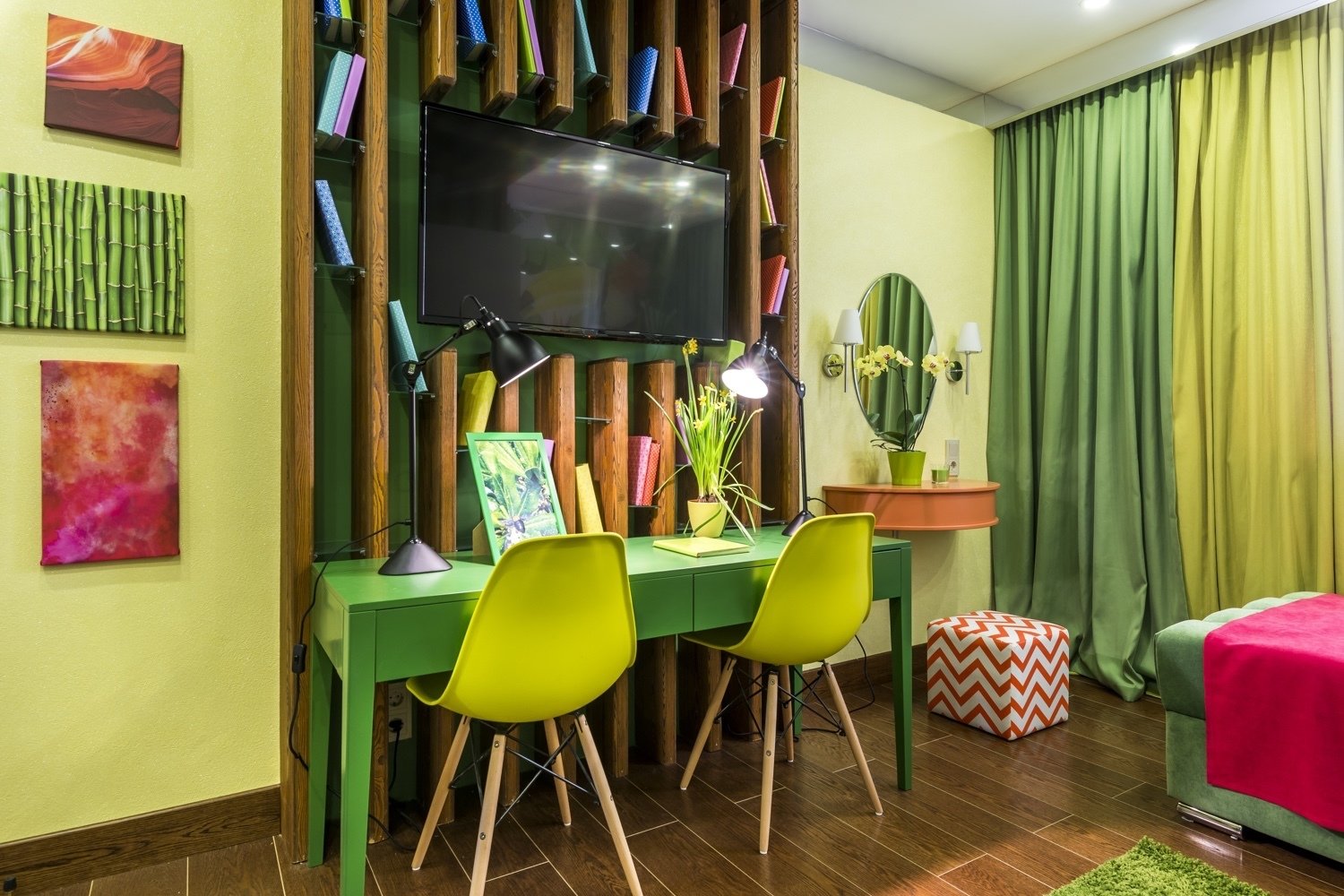 Фото из портфолио Солнечные джунгли – фотографии дизайна интерьеров на INMYROOM Фото из портфолио Солнечные джунгли – фотографии дизайна интерьеров на INMYROOM