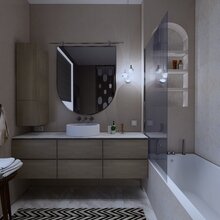 Фото из портфолио Дизайн-проект квартиры 139 м2. – фотографии дизайна интерьеров на INMYROOM