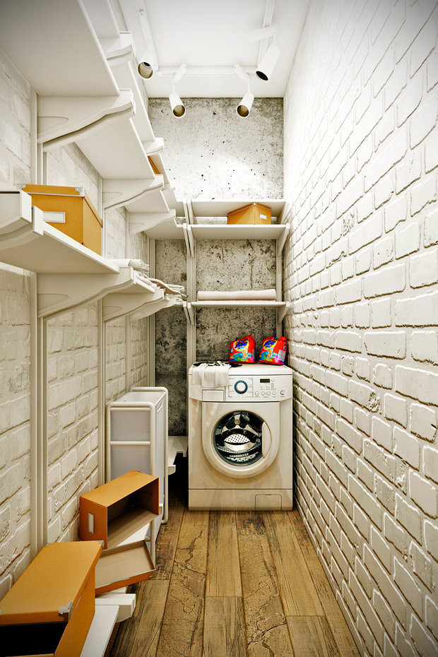 Фотография: Ванная в стиле Лофт, Квартира, Дома и квартиры, Проект недели – фото на INMYROOM