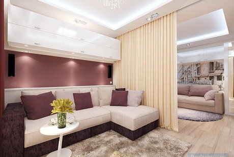 Однокомнатная квартира 44 кв. м в центре Москвы