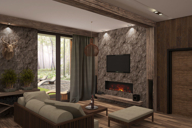 Фото из портфолио Дизайн гостевого дома (шале) – фотографии дизайна интерьеров на INMYROOM