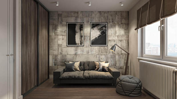 Фотография: Кабинет в стиле Лофт, Квартира, Проект недели, Санкт-Петербург, Эко, Монолитный дом, 3 комнаты, 60-90 метров, FISHEYE ARCHITECTURE & DESIGN – фото на INMYROOM